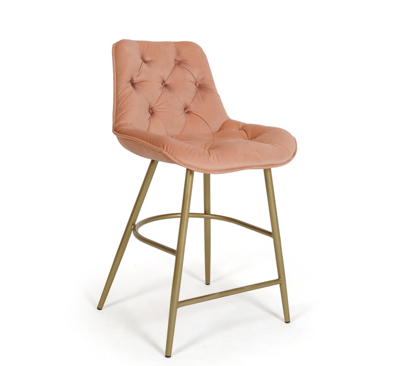 VIDA CHESTER Bar Chair H65 with metal legs, 57/66 cm